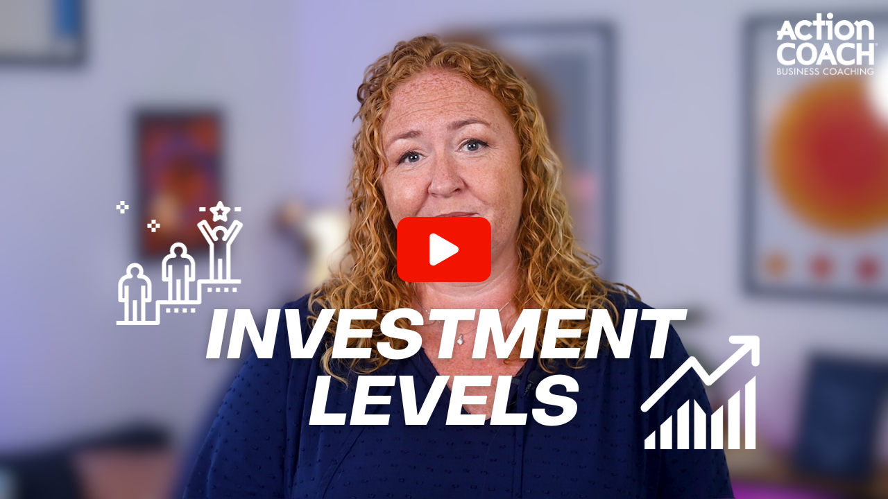 Business coach Yvonne webb Levels of investment